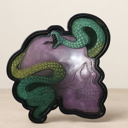 Vide-poche skull & serpent